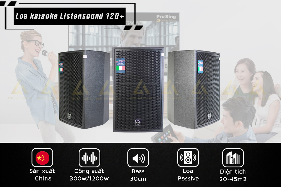 Loa karaoke Listensound 12D+