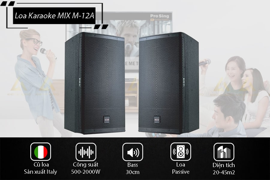 Loa Karaoke MIX M-12A 03