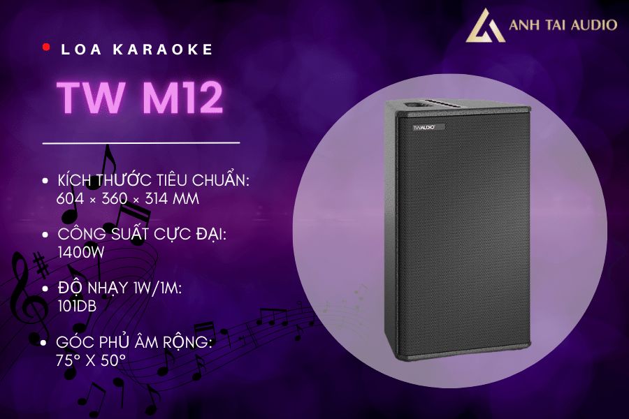 Loa karaoke TW M12