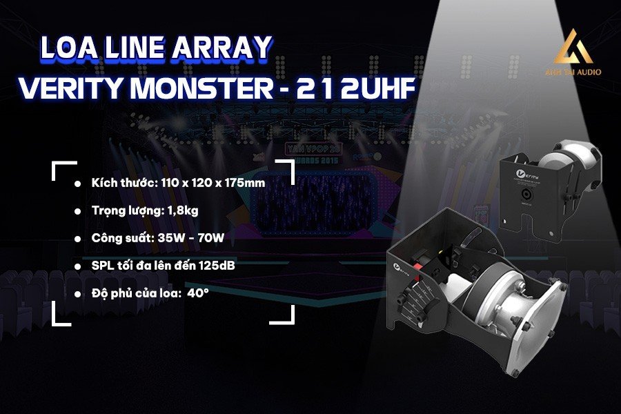 Loa Line Array Verity MONSTER- 212UHF