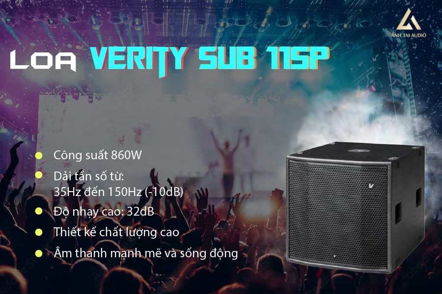 Loa Verity Sub 115P
