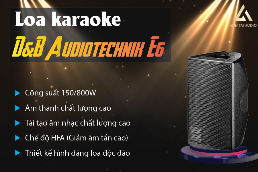 Loa karaoke D&B Audiotechnik E6