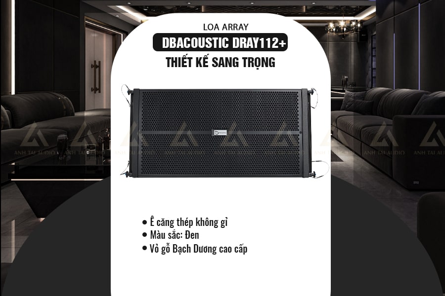 Thiết kế loa array Dray 112+