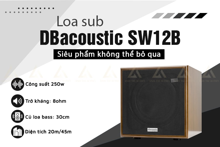 Công suất loa Sub điện DBAcoustic SW12B