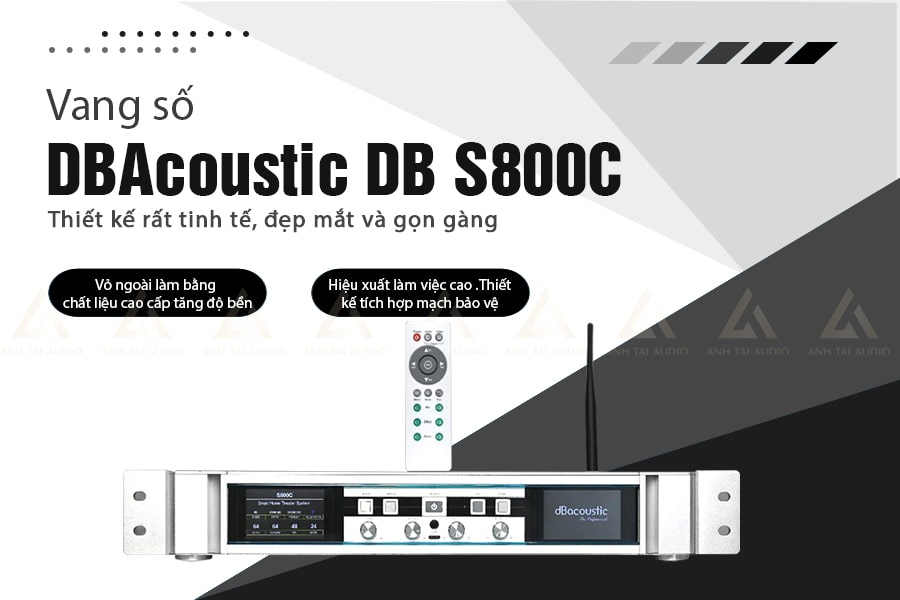 Thiết kế vang số dBacoustic S800C